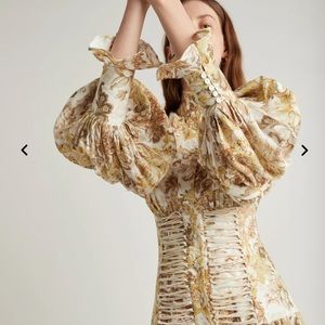 Never Worn- new with tags - ALEMAIS BERNADETTE CORSET MINI DRESS - size 6